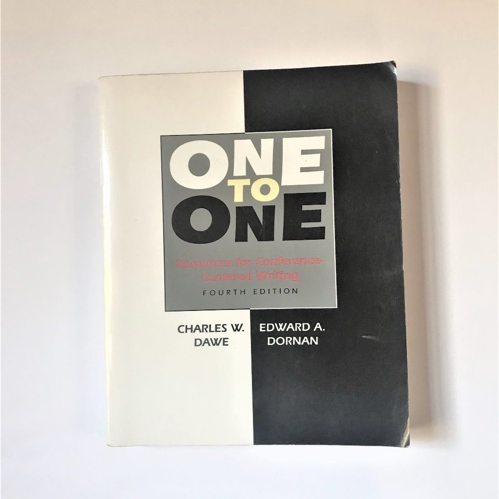 One to One, Resource for Conference-Centered Writing, Dawe & Dornan